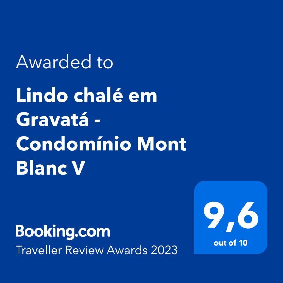 Lindo Chale Em Gravata - Condominio Mont Blanc V Εξωτερικό φωτογραφία